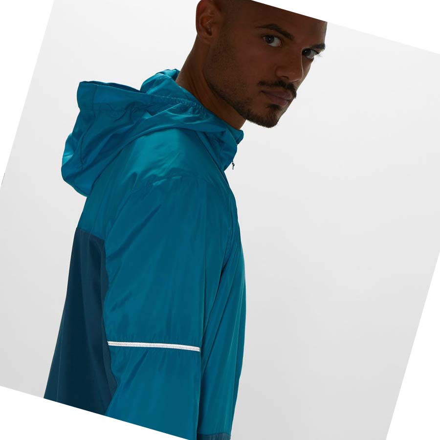 Salomon AGILE WIND WINDBREAKERS Erkek Ceket Mavi | TR 3266GSO